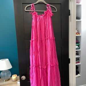 NWT Boutique &merci Pink Maxi Dress